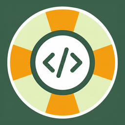 Logo cuuhocode: phao cứu hộ có dấu mã nguồn ở giữa